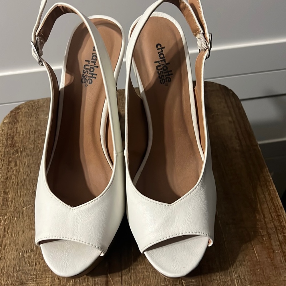 Charlotte Russe open toe heel - Picture 1 of 7